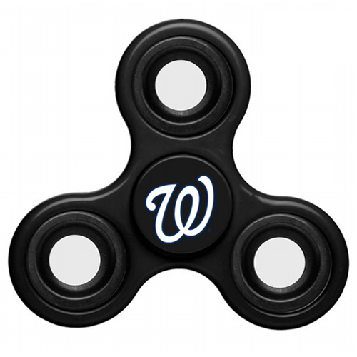 MLB Washington Nationals 3 Way Fidget Spinner C57 - Black